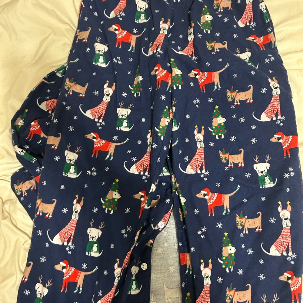 The Company Store Men's XMAS Pajamas Set Size L Flannel - Picture 8 of 10